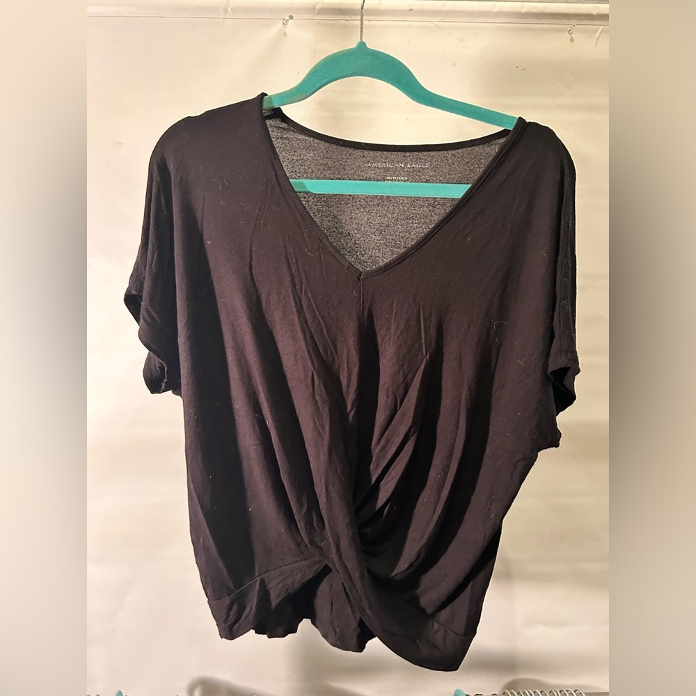 Black American eagle shirt